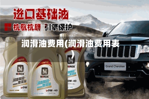 润滑油费用(润滑油费用表)-第2张图片
