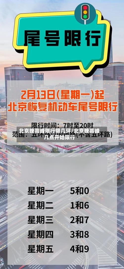 北京晚高峰限行限几环/北京晚高峰几点开始限行-第2张图片
