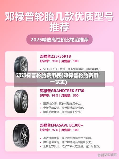 邓邓禄普轮胎费用表(邓禄普轮胎费用一览表)-第3张图片
