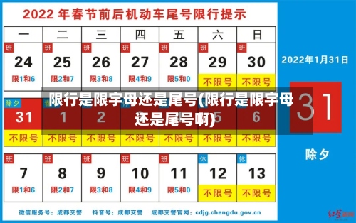 限行是限字母还是尾号(限行是限字母还是尾号啊)-第2张图片