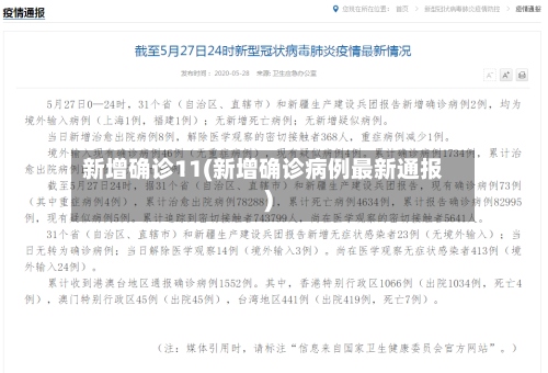 新增确诊11(新增确诊病例最新通报)-第2张图片