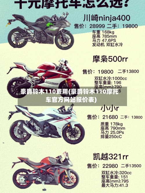 豪爵铃木110费用(豪爵铃木110摩托车官方网站报价表)-第2张图片
