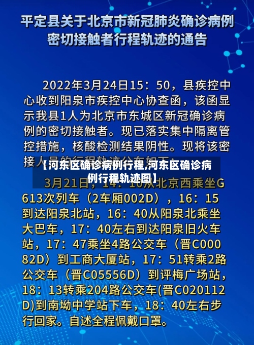 【河东区确诊病例行程,河东区确诊病例行程轨迹图】