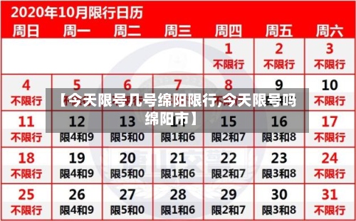 【今天限号几号绵阳限行,今天限号吗绵阳市】