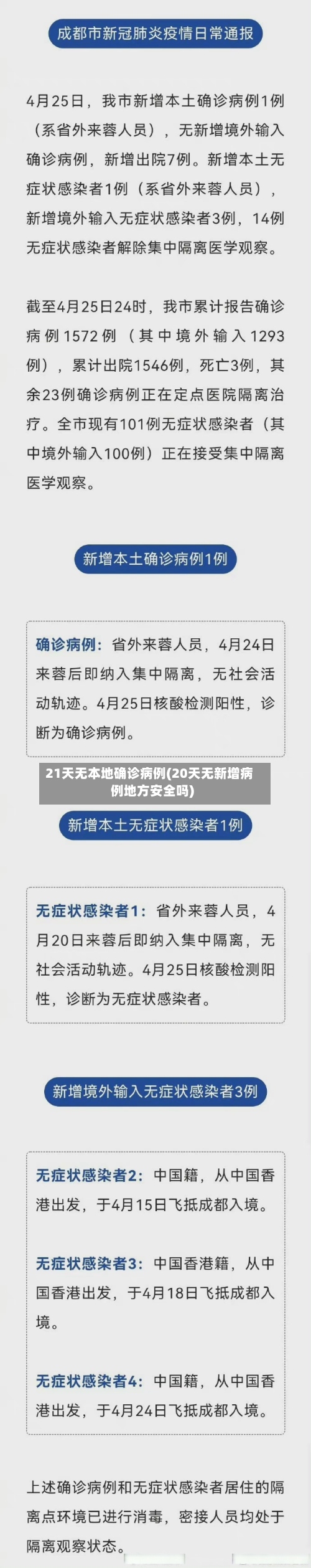 21天无本地确诊病例(20天无新增病例地方安全吗)-第2张图片