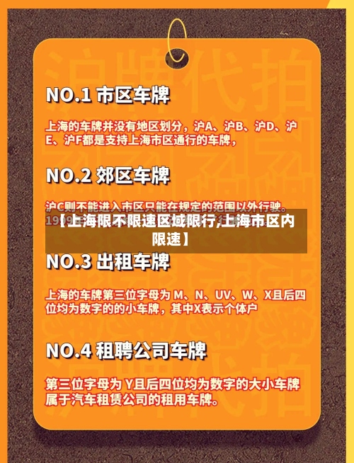 【上海限不限速区域限行,上海市区内限速】