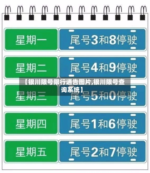 【银川限号限行通告图片,银川限号查询系统】-第3张图片