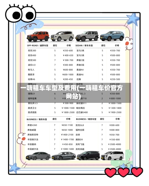 一嗨租车车型及费用(一嗨租车价官方网站)-第3张图片