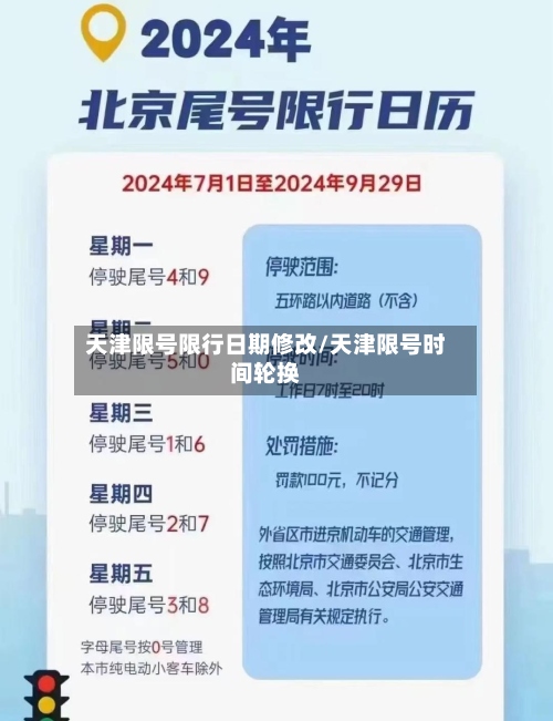 天津限号限行日期修改/天津限号时间轮换