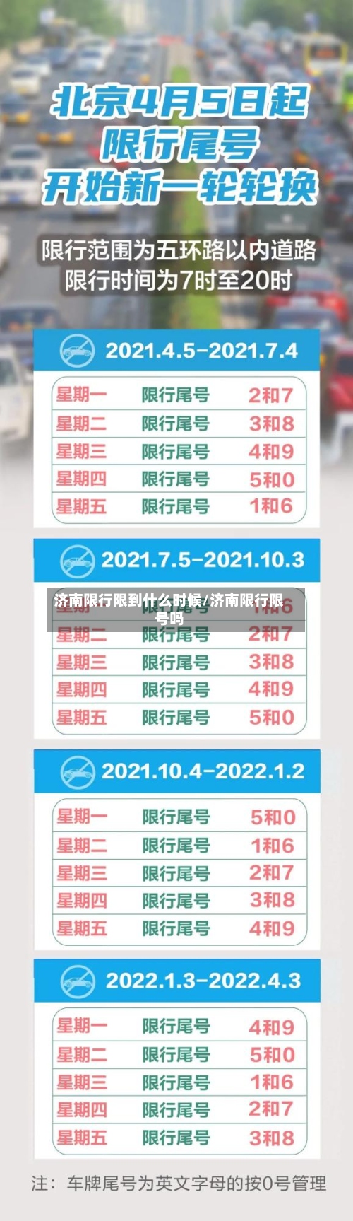 济南限行限到什么时候/济南限行限号吗-第3张图片