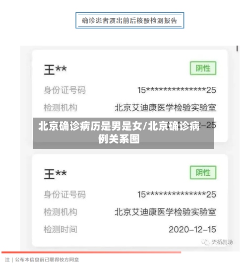 北京确诊病历是男是女/北京确诊病例关系图