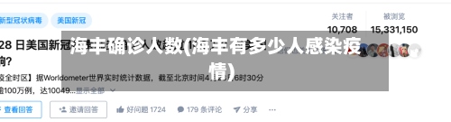 海丰确诊人数(海丰有多少人感染疫情)-第2张图片