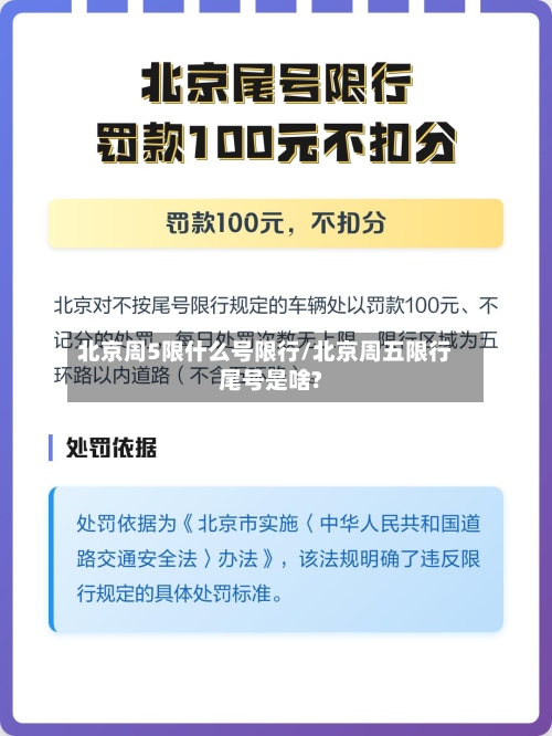 北京周5限什么号限行/北京周五限行尾号是啥?