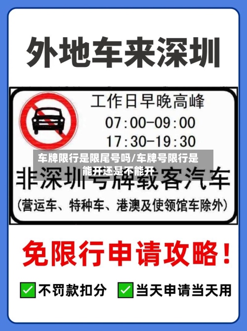 车牌限行是限尾号吗/车牌号限行是能开还是不能开