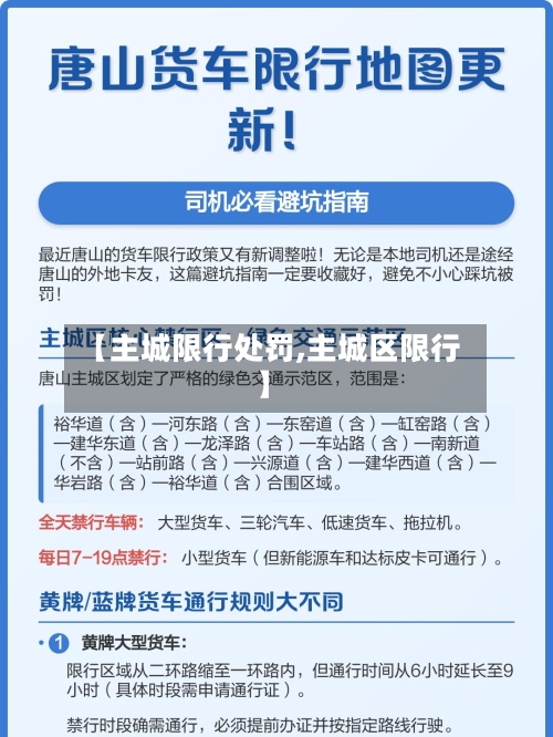【主城限行处罚,主城区限行】-第3张图片