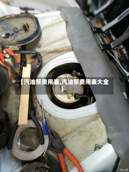 【汽油泵费用表,汽油泵费用表大全】