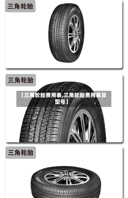 【三角轮胎费用表,三角轮胎费用表及型号】