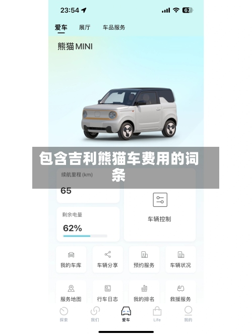 包含吉利熊猫车费用的词条