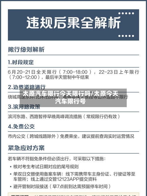 太原汽车限行今天限行吗/太原今天汽车限行号-第3张图片