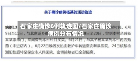 石家庄确诊6例轨迹图/石家庄确诊病例分布情况