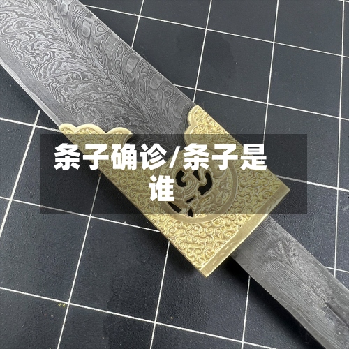 条子确诊/条子是谁-第3张图片