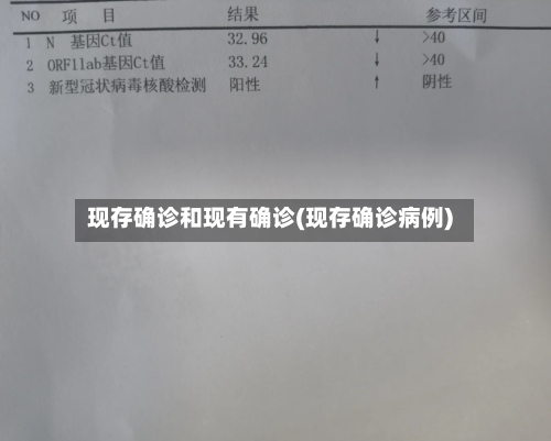 现存确诊和现有确诊(现存确诊病例)-第2张图片