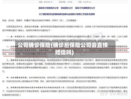 公司确诊保险(确诊后保险公司会直接赔偿吗)-第2张图片