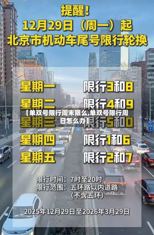 【单双号限行周末限么,单双号限行周日怎么办】-第2张图片