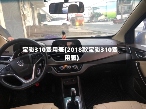 宝骏310费用表(2018款宝骏310费用表)-第2张图片