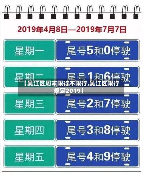【吴江区周末限行不限行,吴江区限行规定2019】-第3张图片
