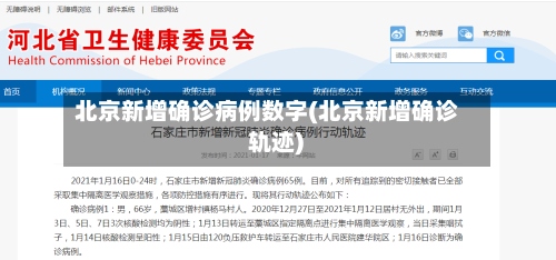 北京新增确诊病例数字(北京新增确诊 轨迹)-第2张图片