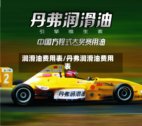 润滑油费用表/丹弗润滑油费用表