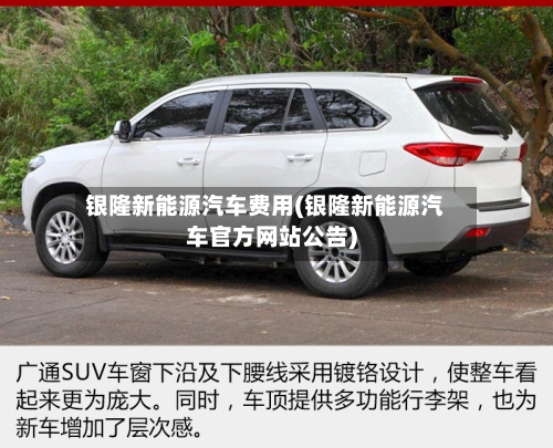 银隆新能源汽车费用(银隆新能源汽车官方网站公告)