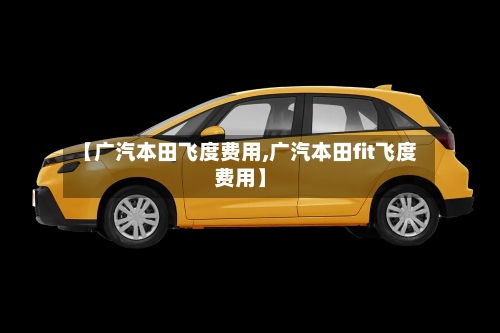 【广汽本田飞度费用,广汽本田fit飞度费用】-第2张图片