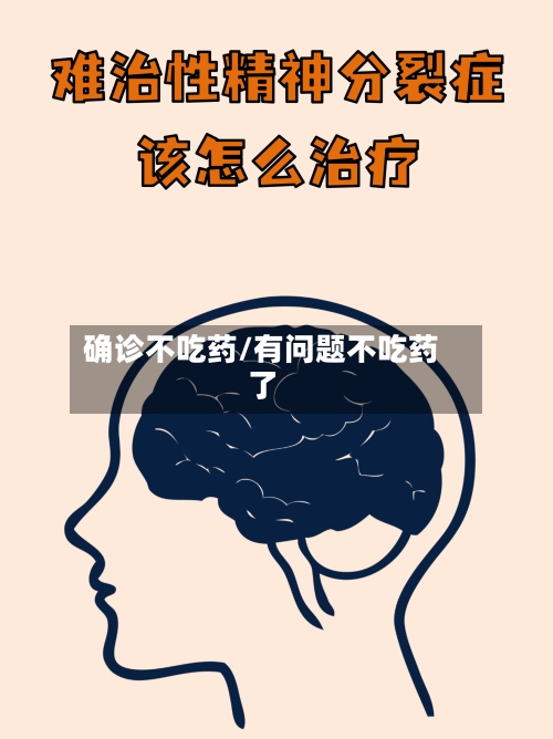 确诊不吃药/有问题不吃药了