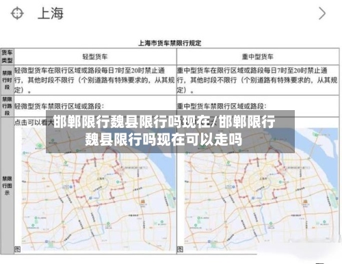 邯郸限行魏县限行吗现在/邯郸限行魏县限行吗现在可以走吗