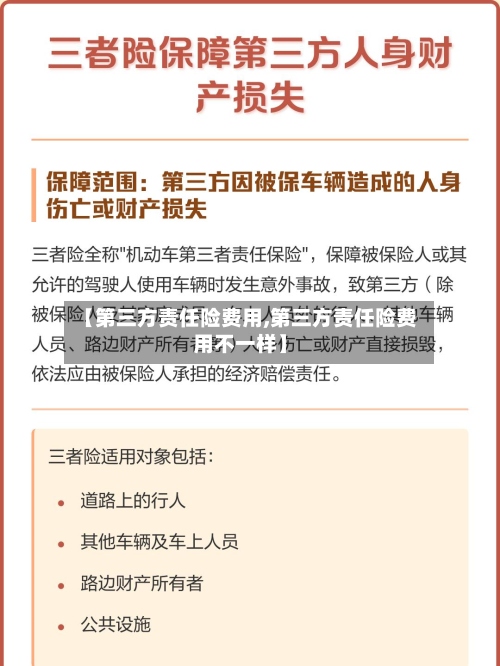 【第三方责任险费用,第三方责任险费用不一样】