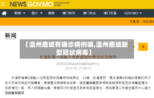 【温州鹿城有确诊病例嘛,温州鹿城新型冠状病毒】-第3张图片