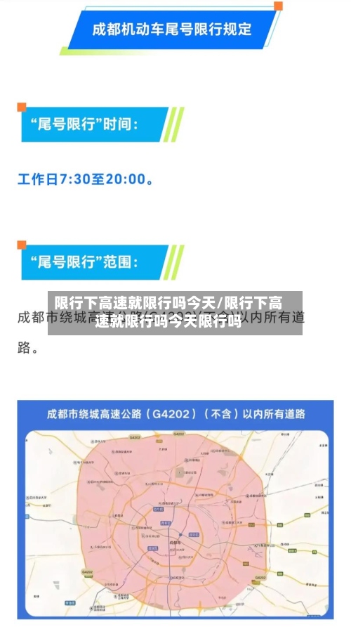 限行下高速就限行吗今天/限行下高速就限行吗今天限行吗-第3张图片