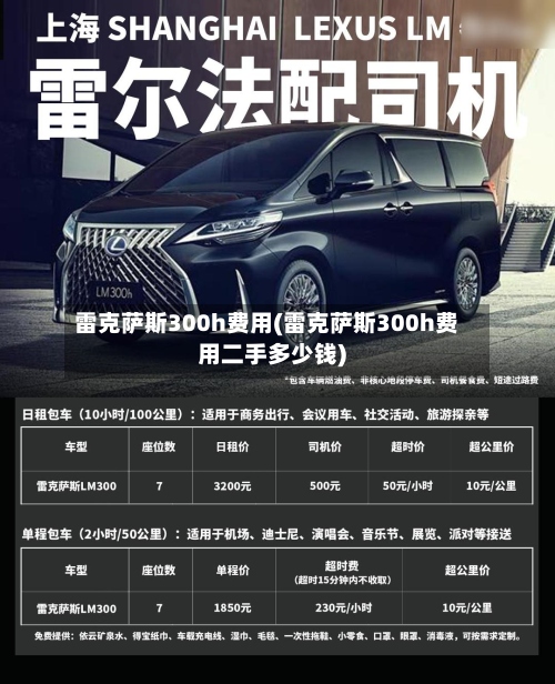 雷克萨斯300h费用(雷克萨斯300h费用二手多少钱)