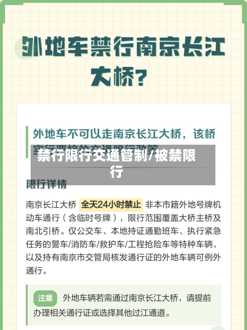 禁行限行交通管制/被禁限行-第2张图片