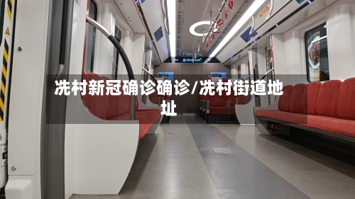 冼村新冠确诊确诊/冼村街道地址
