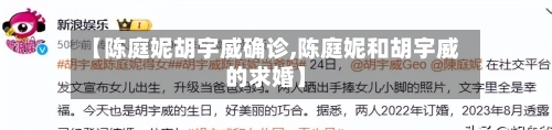【陈庭妮胡宇威确诊,陈庭妮和胡宇威的求婚】-第2张图片