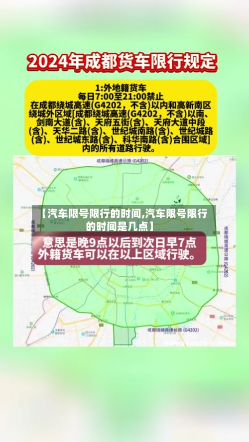 【汽车限号限行的时间,汽车限号限行的时间是几点】