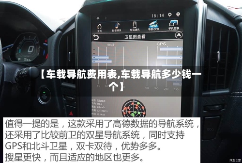 【车载导航费用表,车载导航多少钱一个】