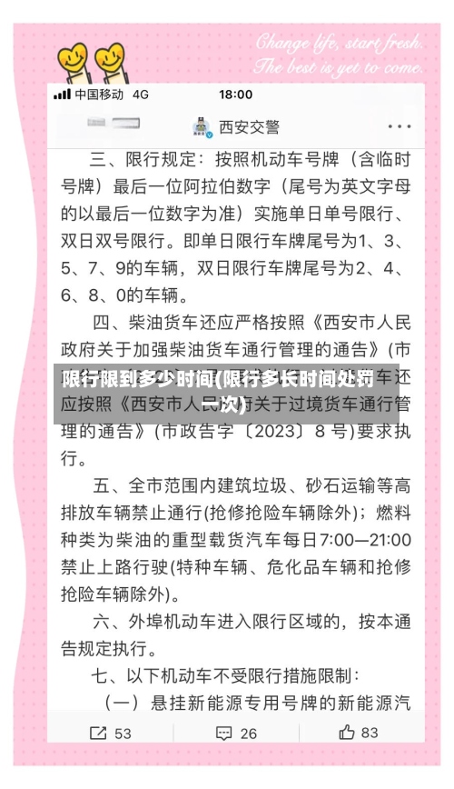 限行限到多少时间(限行多长时间处罚一次)-第3张图片