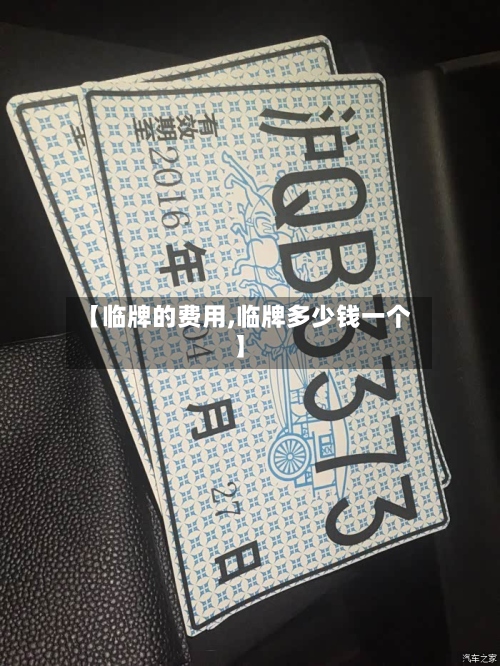【临牌的费用,临牌多少钱一个】-第3张图片