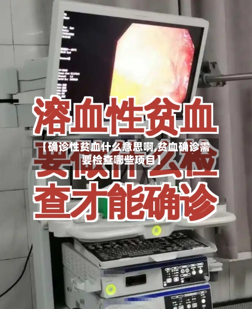 【确诊性贫血什么意思啊,贫血确诊需要检查哪些项目】