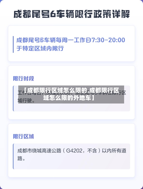 【成都限行区域怎么限的,成都限行区域怎么限的外地车】-第2张图片
