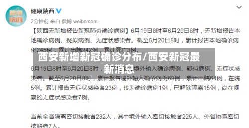 西安新增新冠确诊分布/西安新冠最新消息